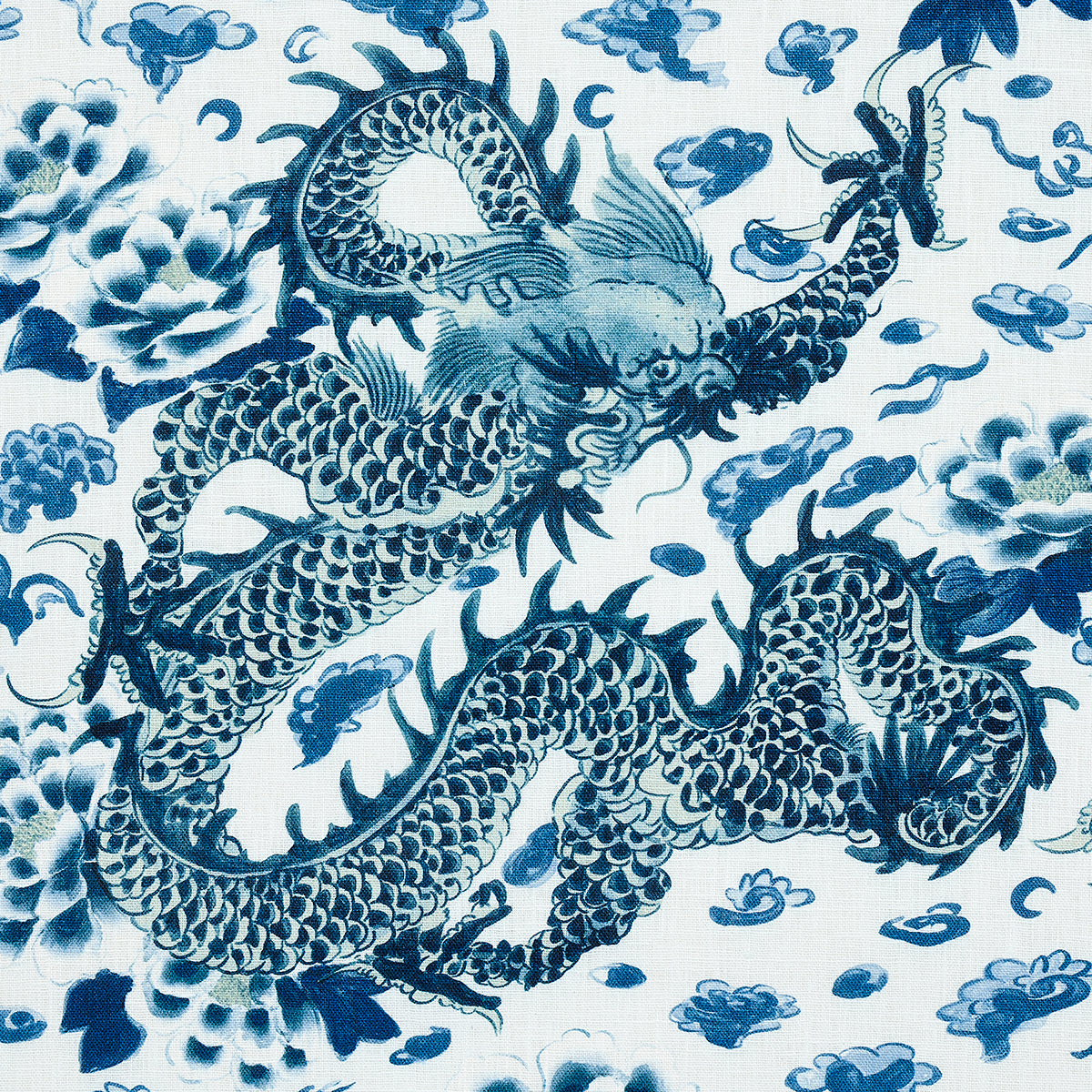 EMPRESS-DRAGON-DELFT-SCHUMACHER-181030 - Schumacher Fabric