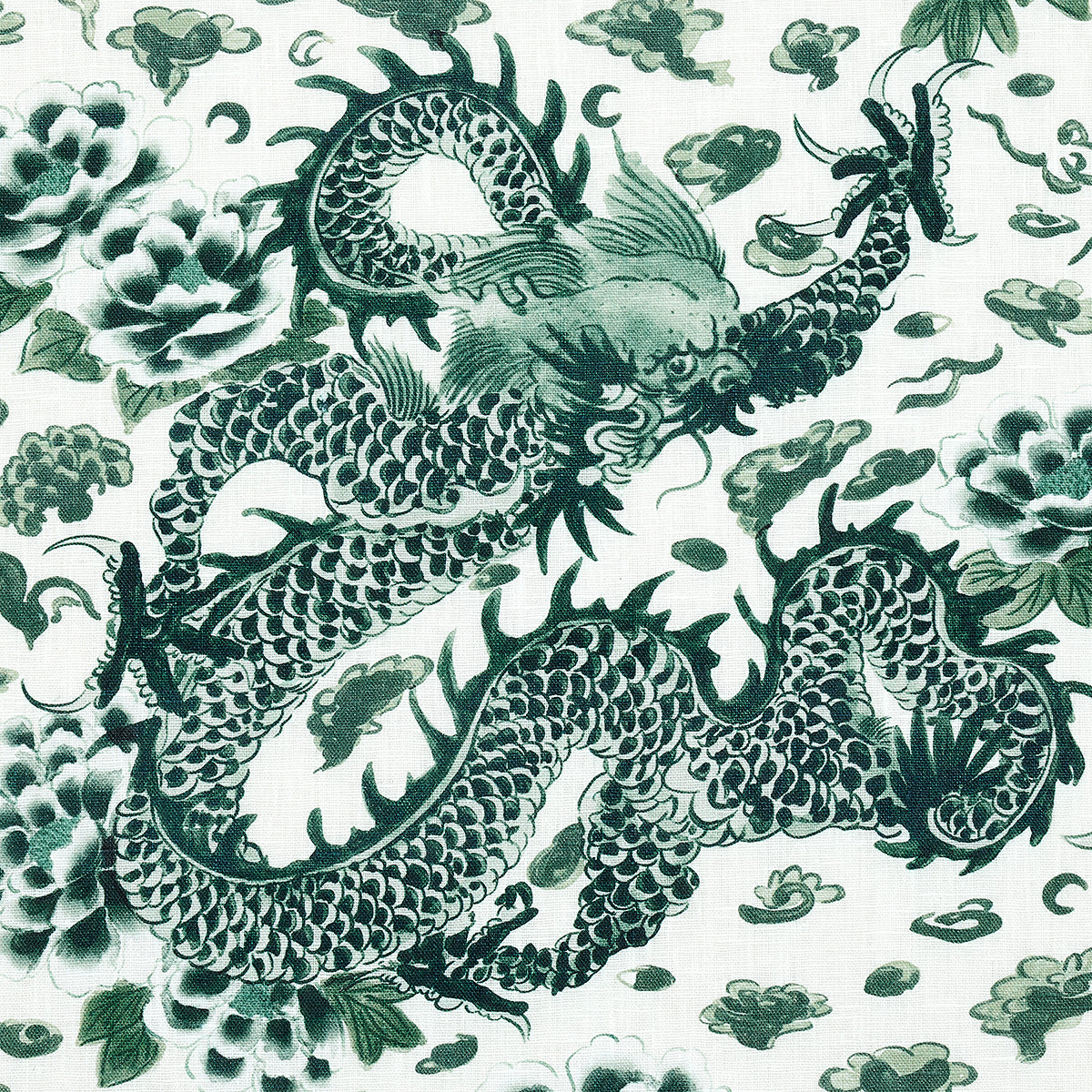 EMPRESS-DRAGON-EMERALD-SCHUMACHER-181031 - Schumacher Fabric
