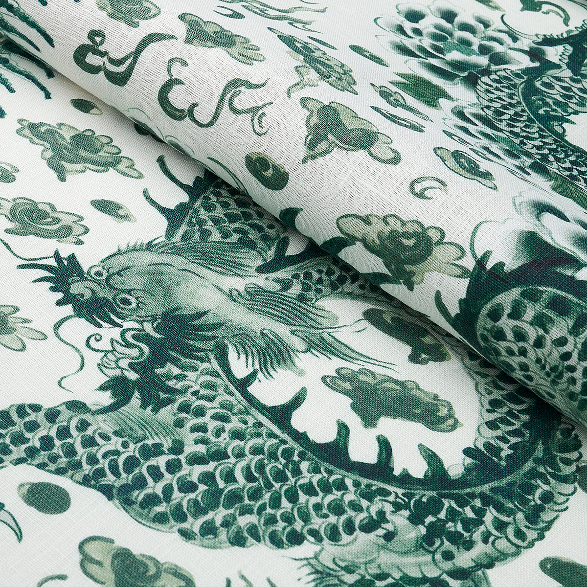 EMPRESS-DRAGON-EMERALD-SCHUMACHER-181031 - Schumacher Fabric