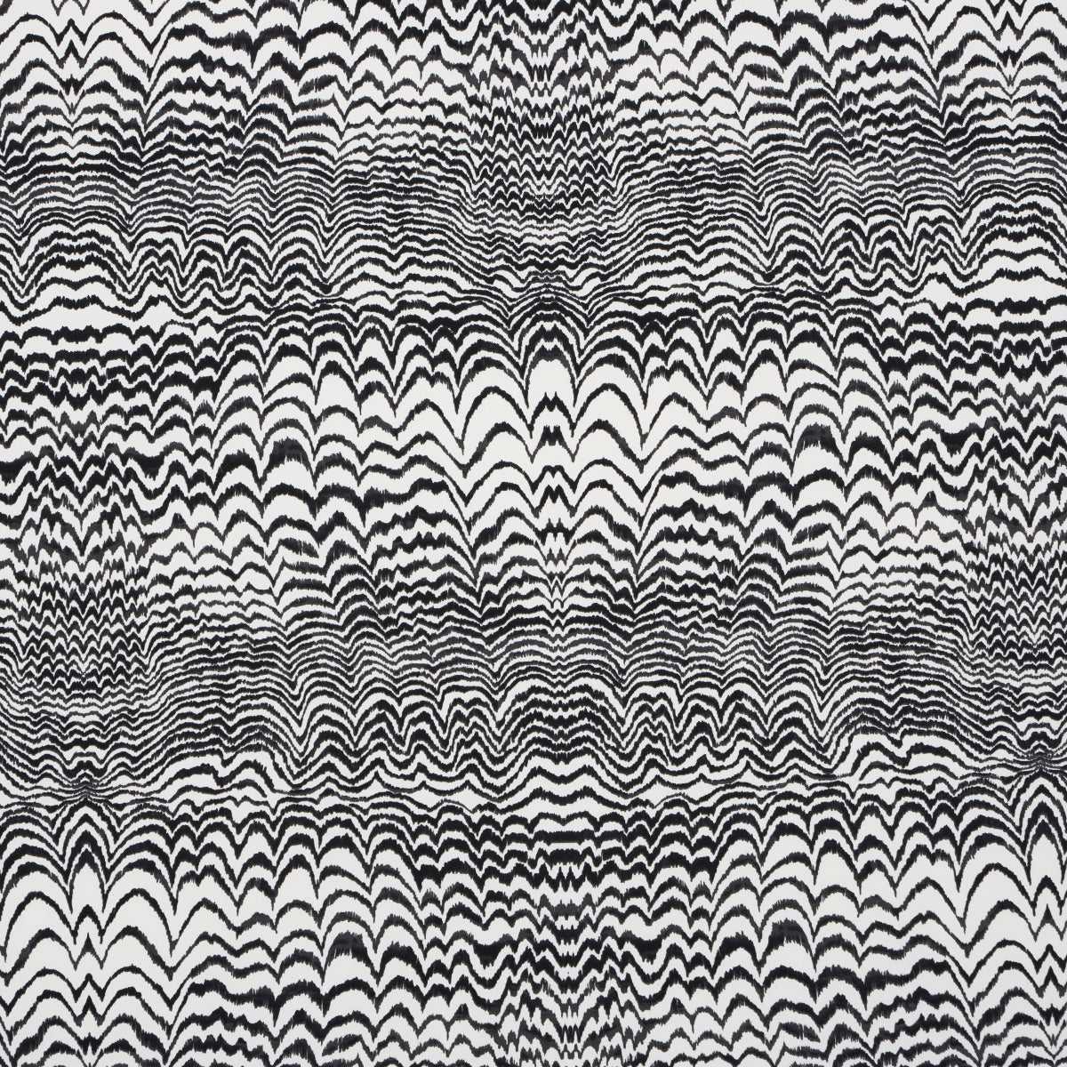 INK-WAVE-PRINT-INDOOR-OUTDOOR-BLACK-SCHUMACHER-181052 - Schumacher Fabric