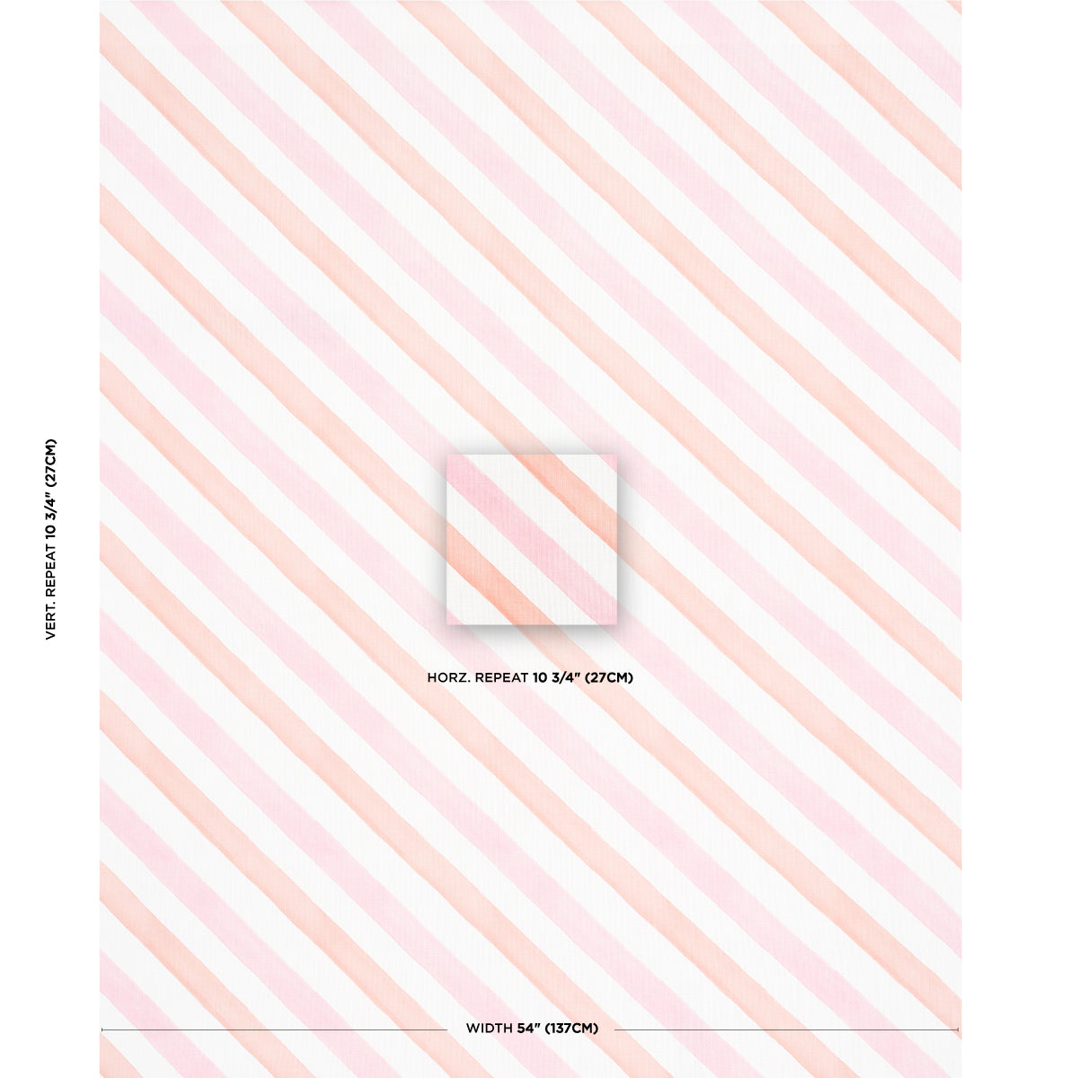 SEASIDE-STRIPE-INDOOR-OUTDOOR-SORBET-SCHUMACHER-181260 - Schumacher Fabric