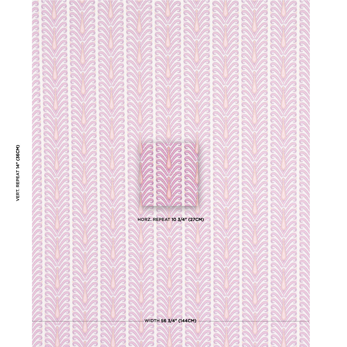 AUGUSTINE-IKAT-FUCHSIA-SCHUMACHER-181272 - Schumacher Fabric