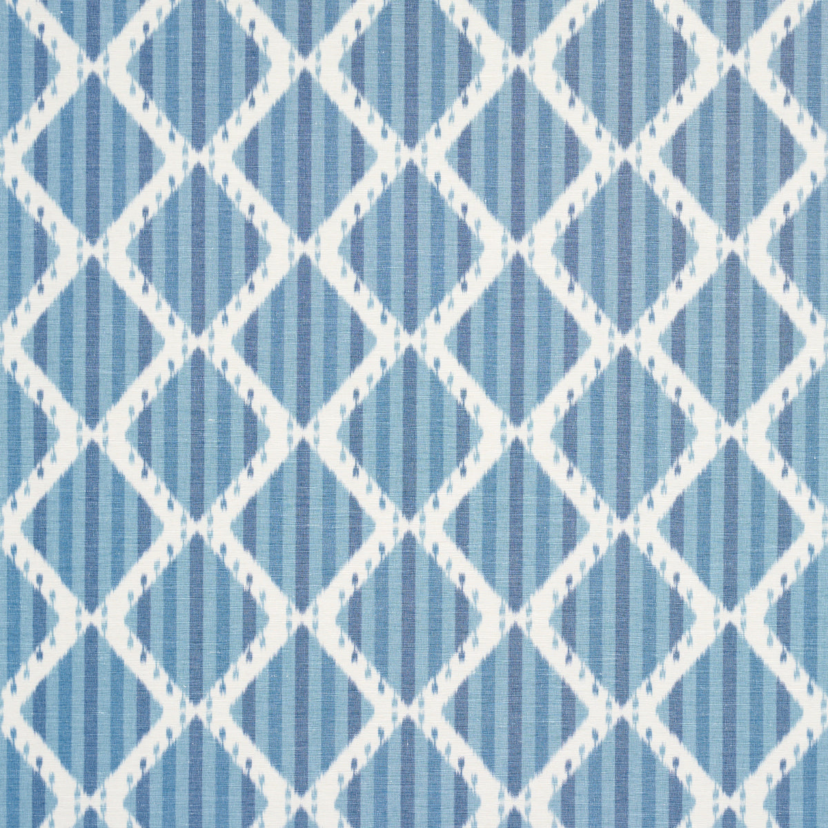 KAI-STRIPED-IKAT-BLUE-SCHUMACHER-181290 - Schumacher Fabric
