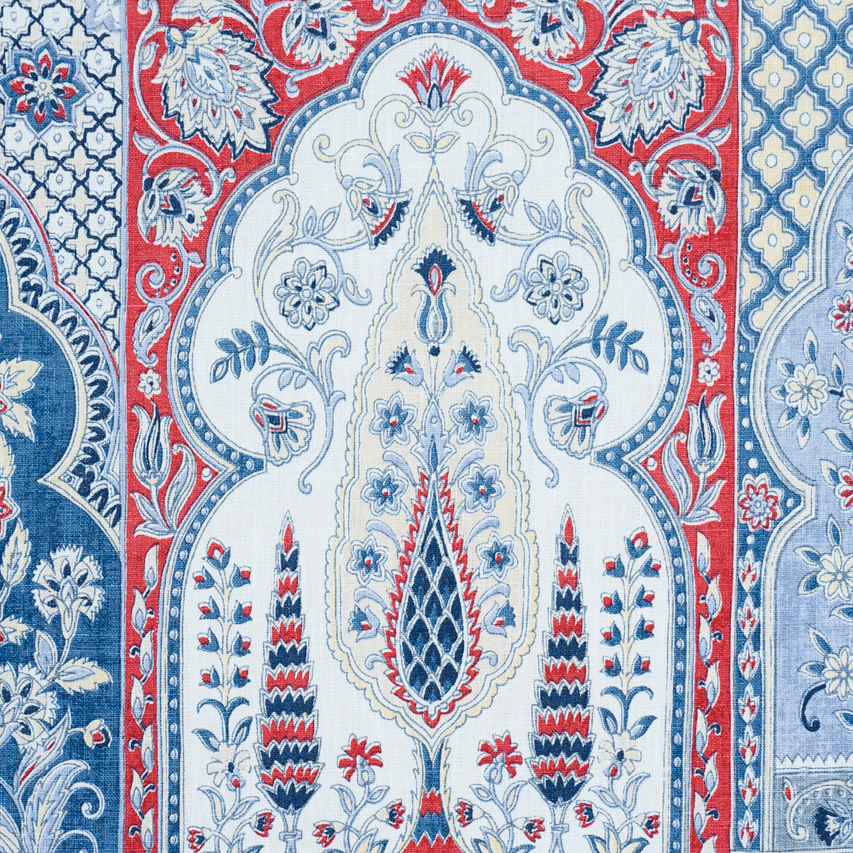 BARRA-PALACE-INDIGO-CRIMSON-SCHUMACHER-181311 - Schumacher Tela