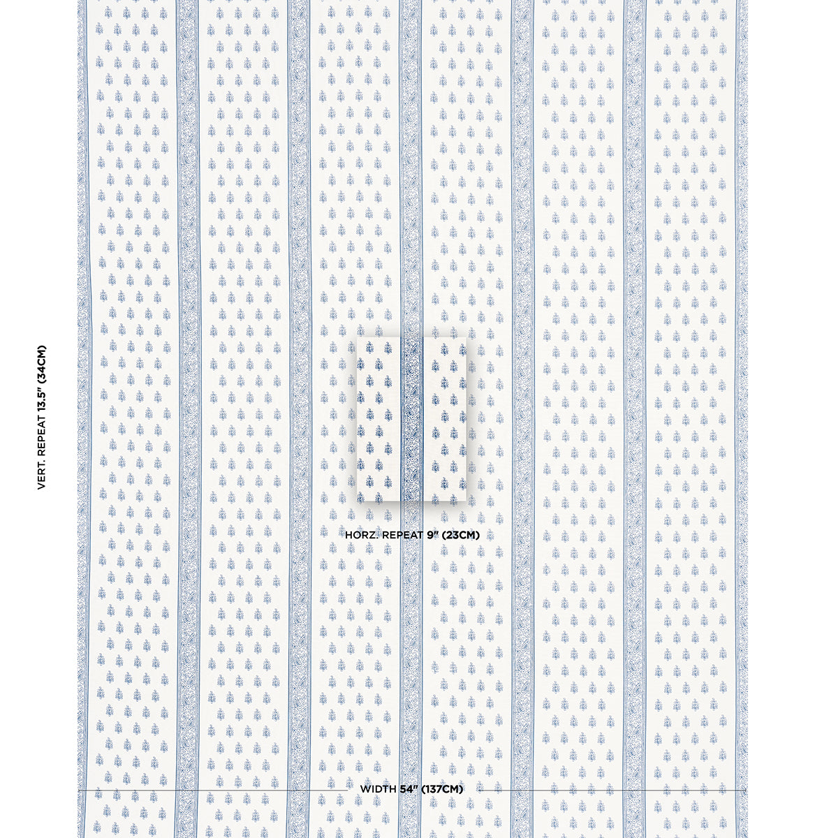 KATSURA-STRIPE-DELFT-SCHUMACHER-181330 - Schumacher Fabric