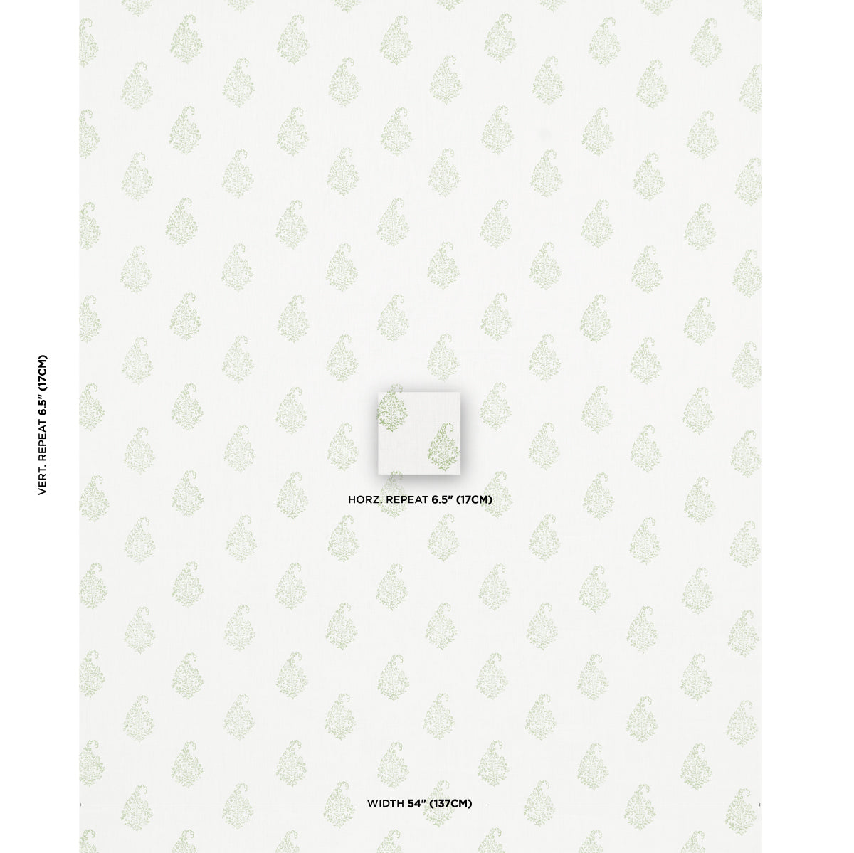 KERALA-PAISLEY-LEAF-SCHUMACHER-181351 - Schumacher Fabric