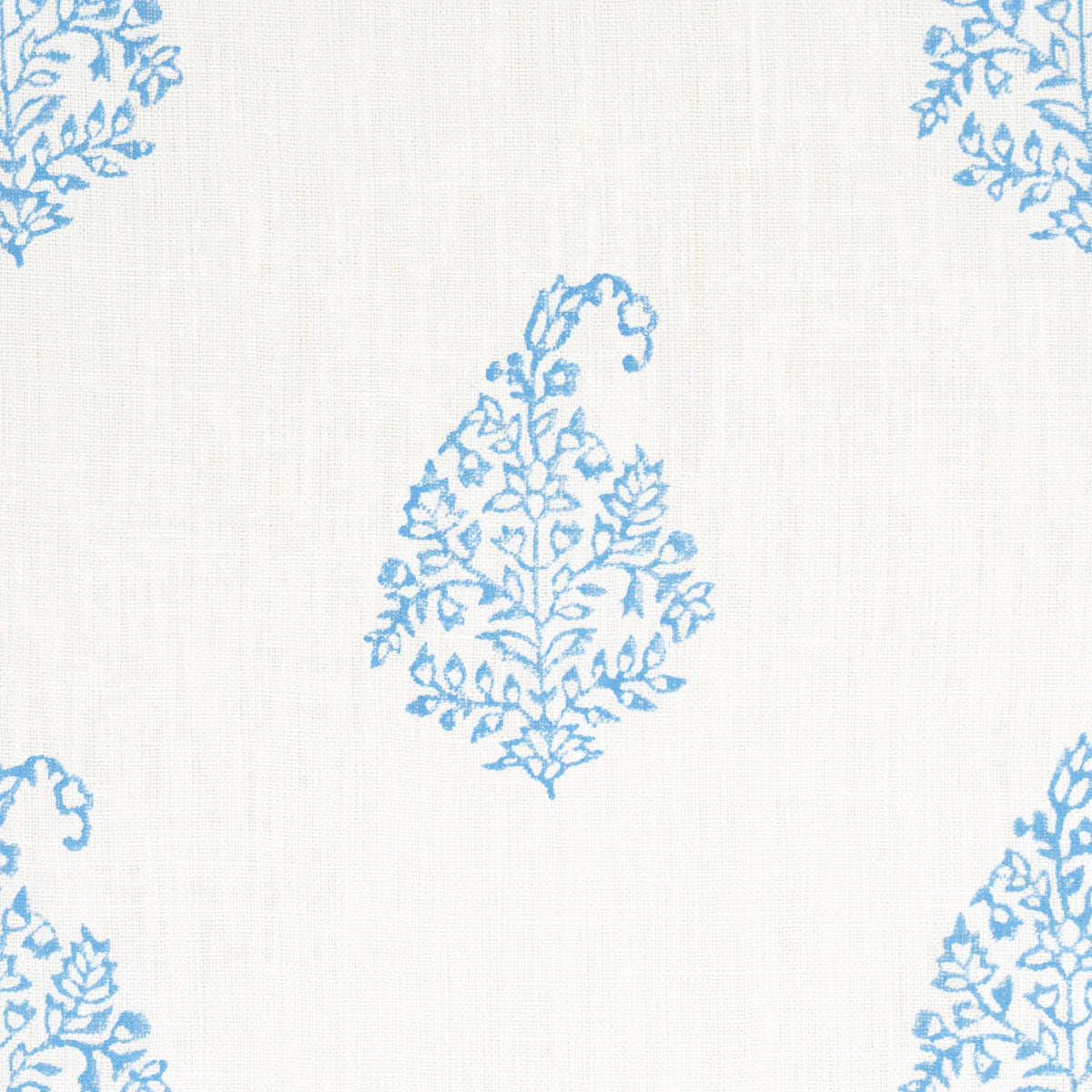 KERALA-PAISLEY-BLUE-SCHUMACHER-181352 - Schumacher Fabric