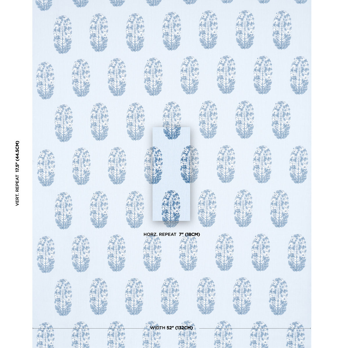 ASKANDRA-FLOWER-CHAMBRAY-SCHUMACHER-181360 - Schumacher Tela