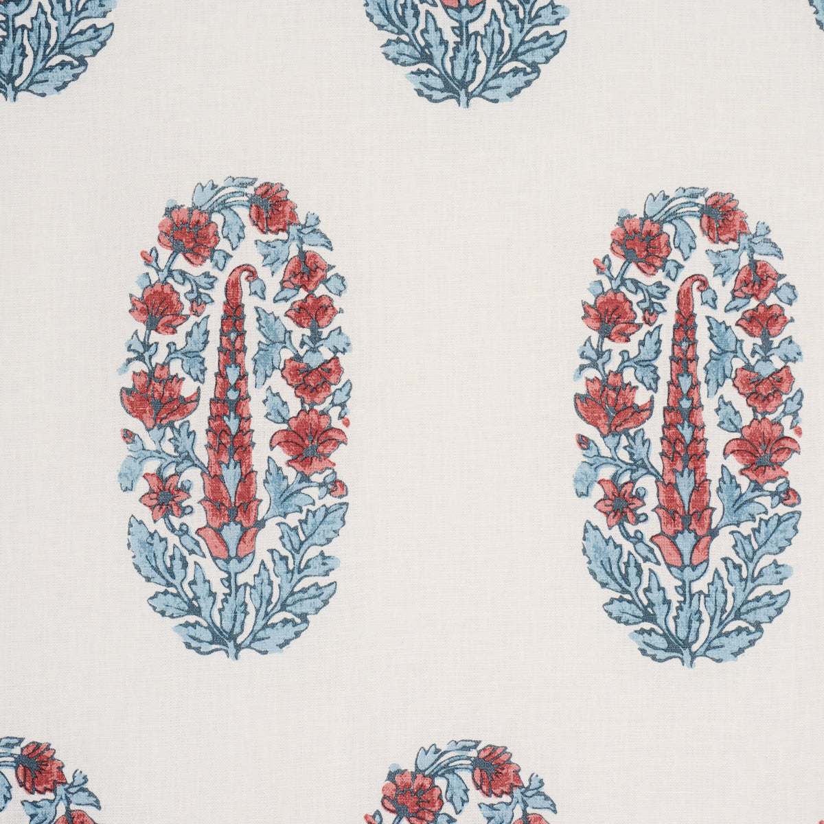 Askandra Flower - Ruby - Schumacher 181364 Fabric - Schumacher Fabric