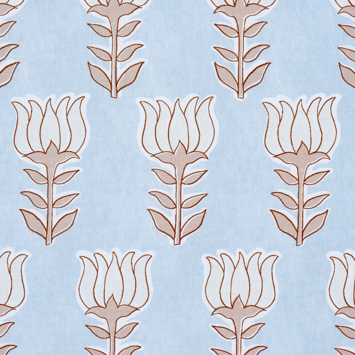 MIA-TULIP-SKY-SAND-SCHUMACHER-181390 - Schumacher Fabric