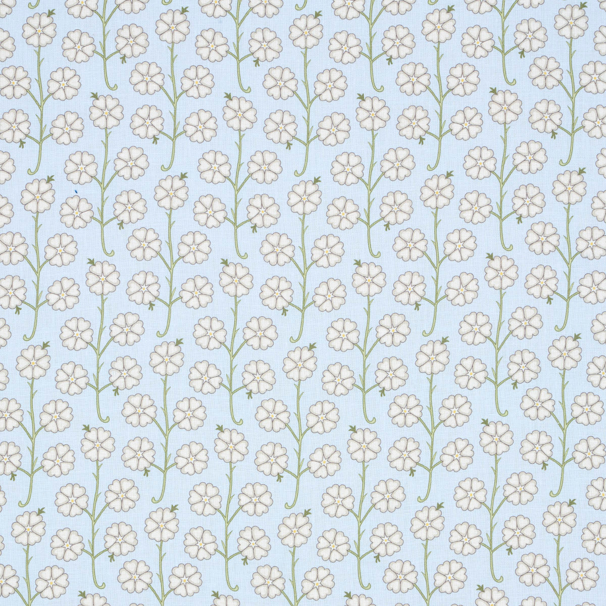 GARDENIA-EGG-BLUE-SCHUMACHER-181400 - Schumacher Fabric