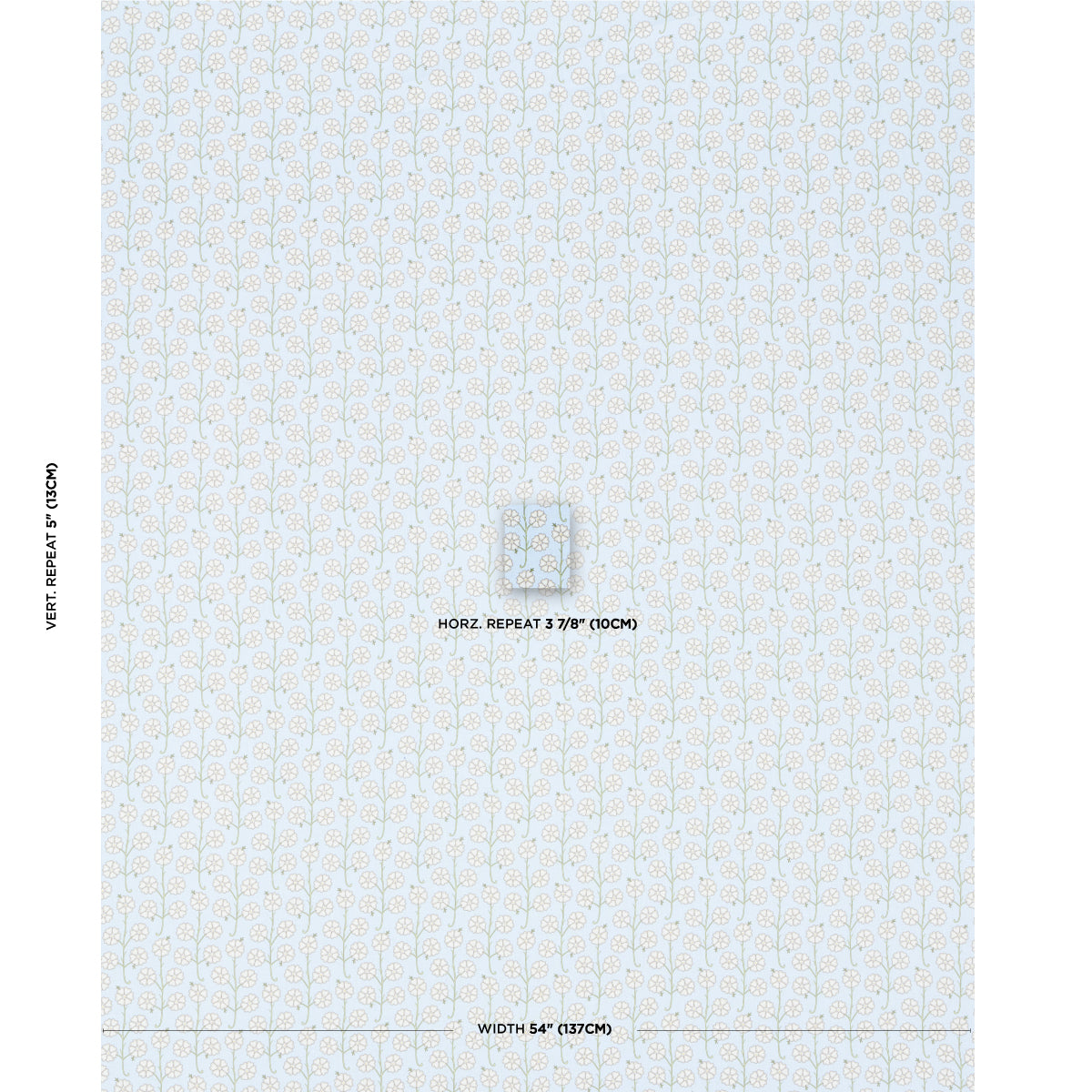 Gardenia - Egg Blue - Schumacher 181400 Fabric - Schumacher Fabric