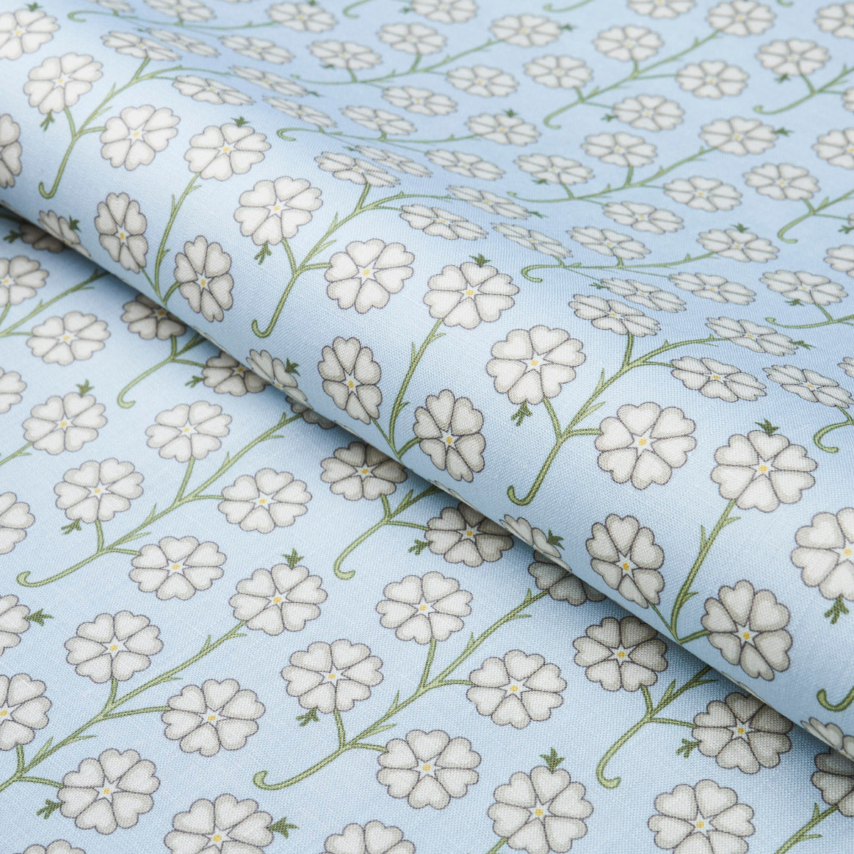 GARDENIA-EGG-BLUE-SCHUMACHER-181400 - Schumacher Fabric
