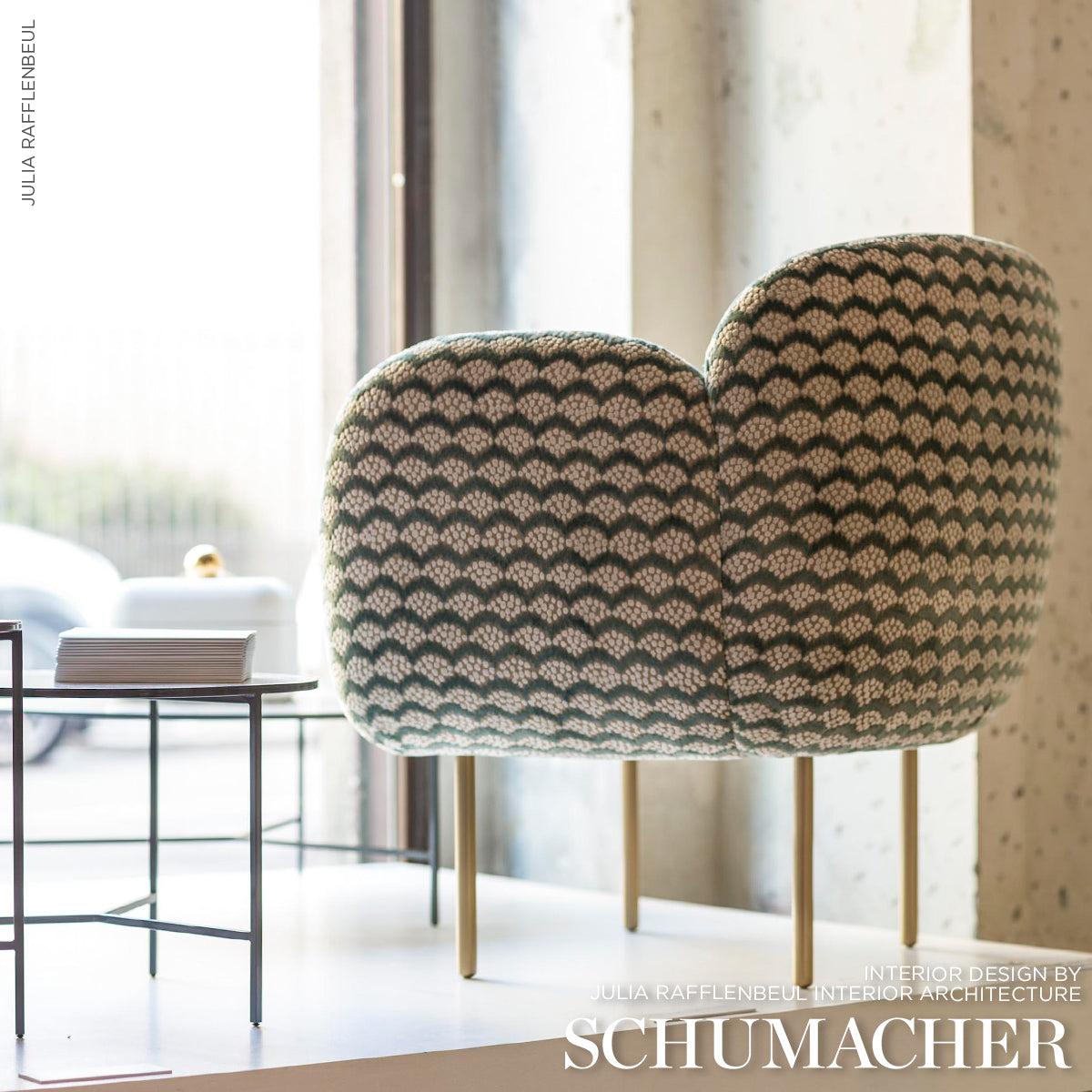 POLLEN-CUT-VELVET-SOFT-JADE-SCHUMACHER-181420 - Schumacher Fabric