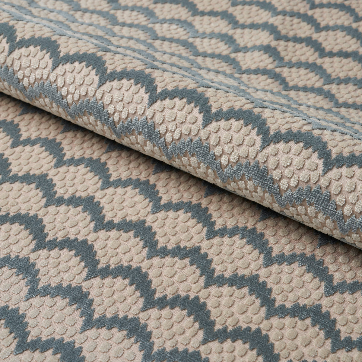POLLEN-CUT-VELVET-SOFT-JADE-SCHUMACHER-181420 - Schumacher Fabric
