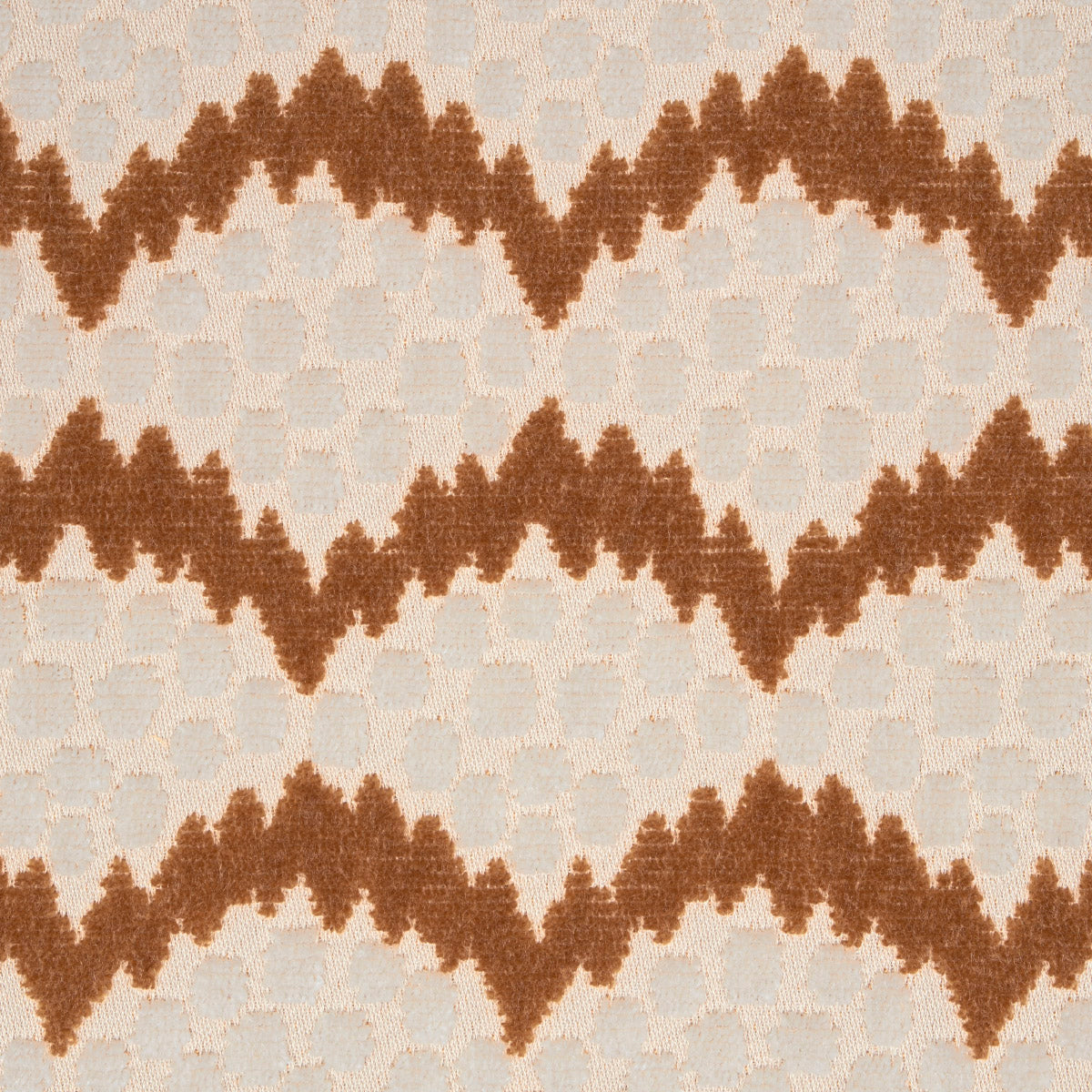 Pollen Cut Velvet - Ochre - Schumacher 181421 Fabric - Schumacher Fabric