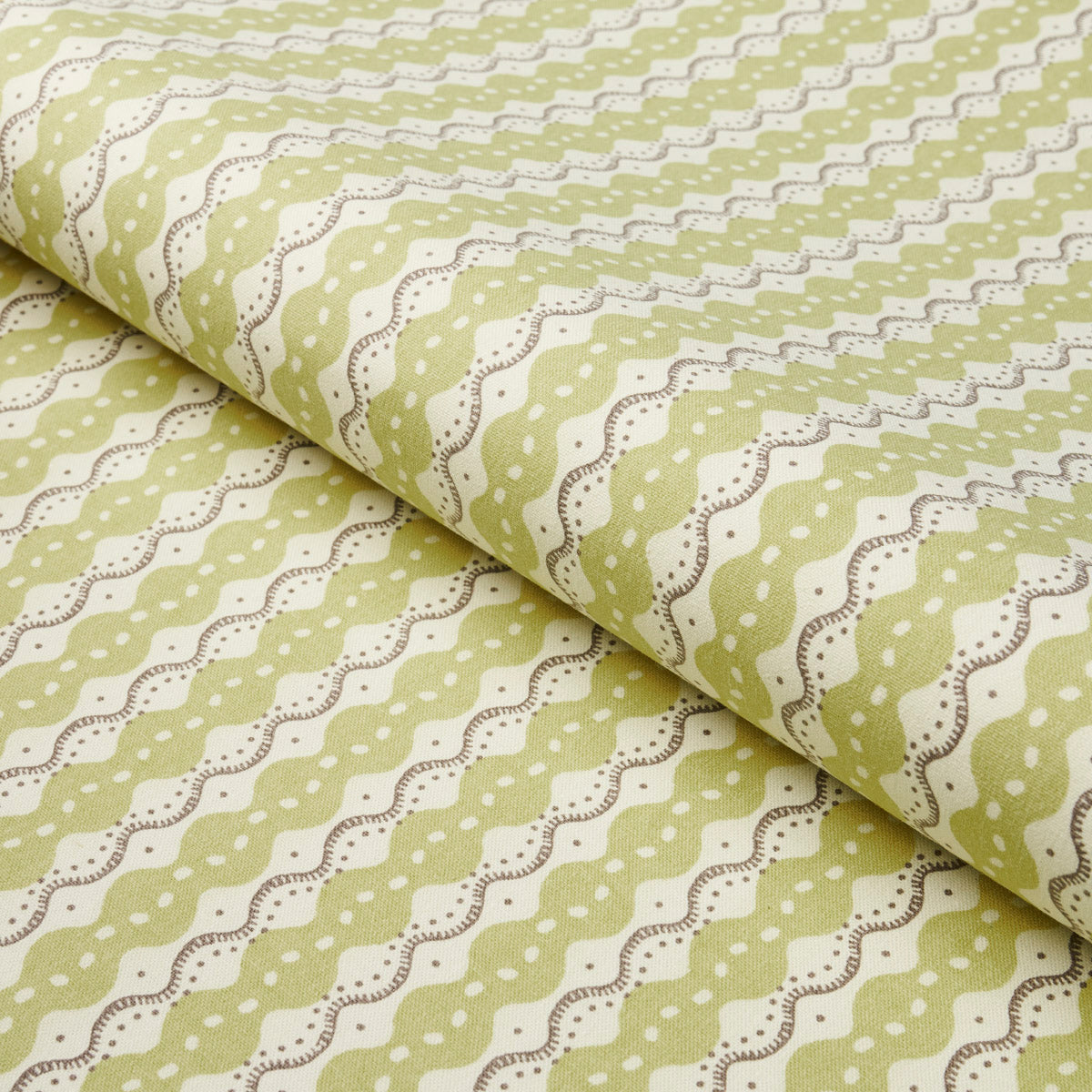 CENTIPEDE-STRIPE-PEA-SCHUMACHER-181440 - Schumacher Fabric