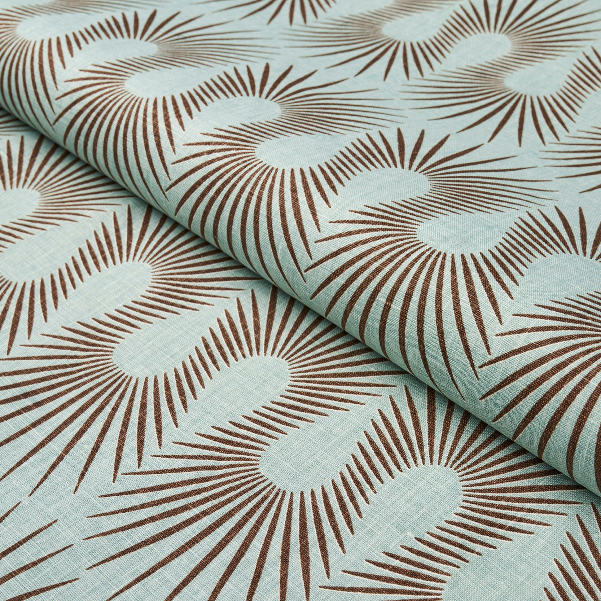 HEDGEHOG-DUCK-EGG-BROWN-SCHUMACHER-181451 - Schumacher Fabric