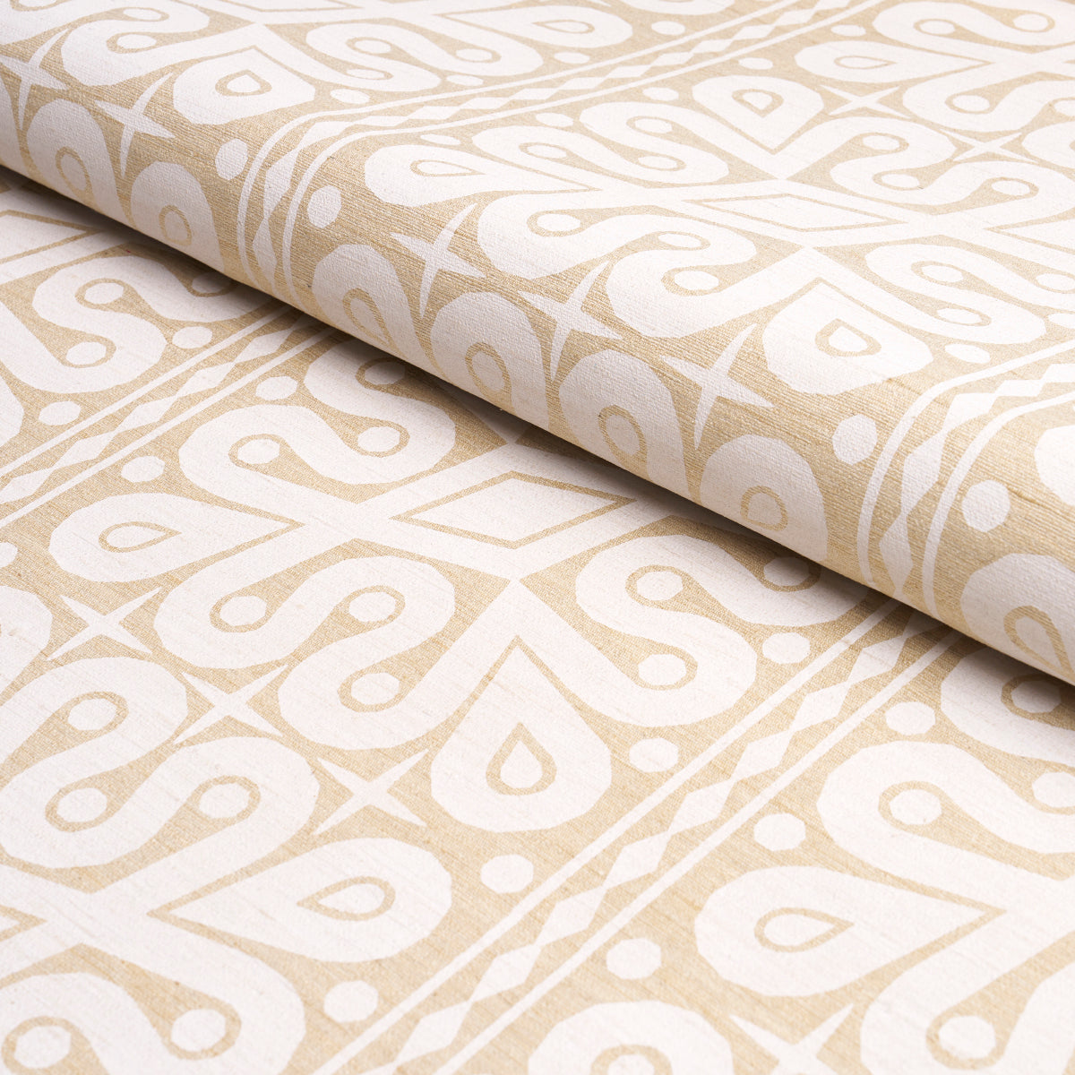 BORNEO-SILK-WHITE-SCHUMACHER-181471 - Schumacher Fabric
