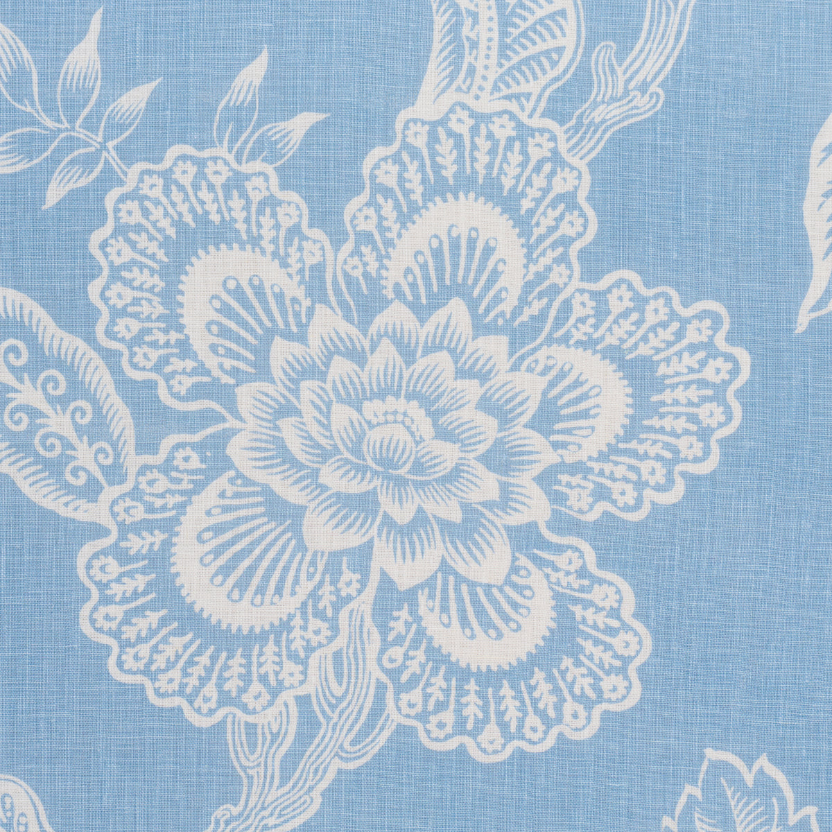 HOTHOUSE-FLOWERS-SILHOUETTE-BLISS-BLUE-SCHUMACHER-181481 - Schumacher Fabric