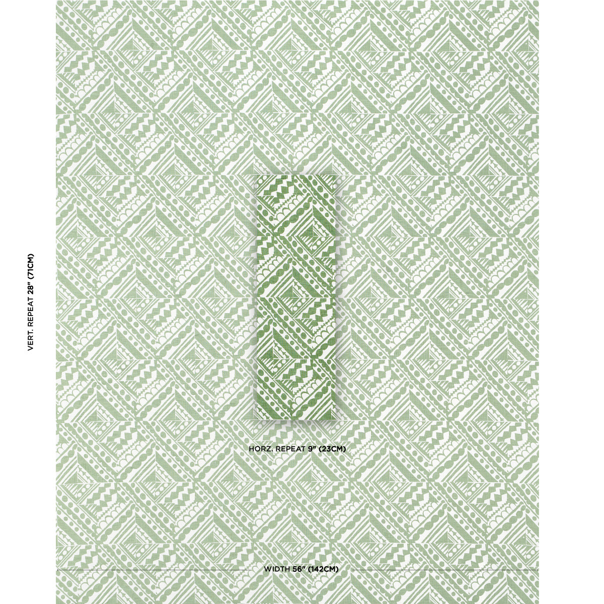 TOPSY-TURVY-GREEN-SCHUMACHER-181491 - Schumacher Fabric