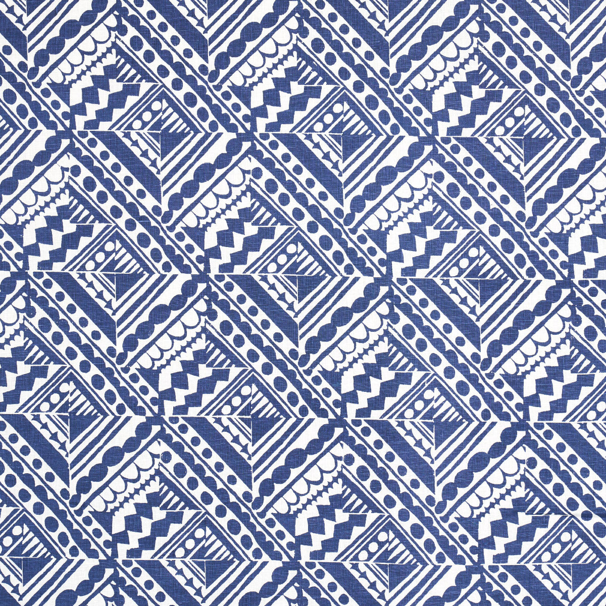 TOPSY-TURVY-NAVY-SCHUMACHER-181492 - Schumacher Fabric