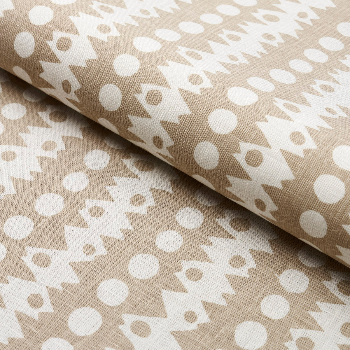 TRICKLEDOWN-NATURAL-SCHUMACHER-181552 - Schumacher Fabric