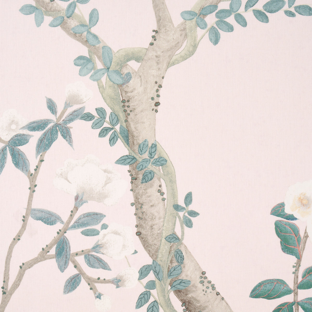 MADAME-DE-POMPADOUR-PANEL-BLUSH-SCHUMACHER-181571 - Schumacher Fabric