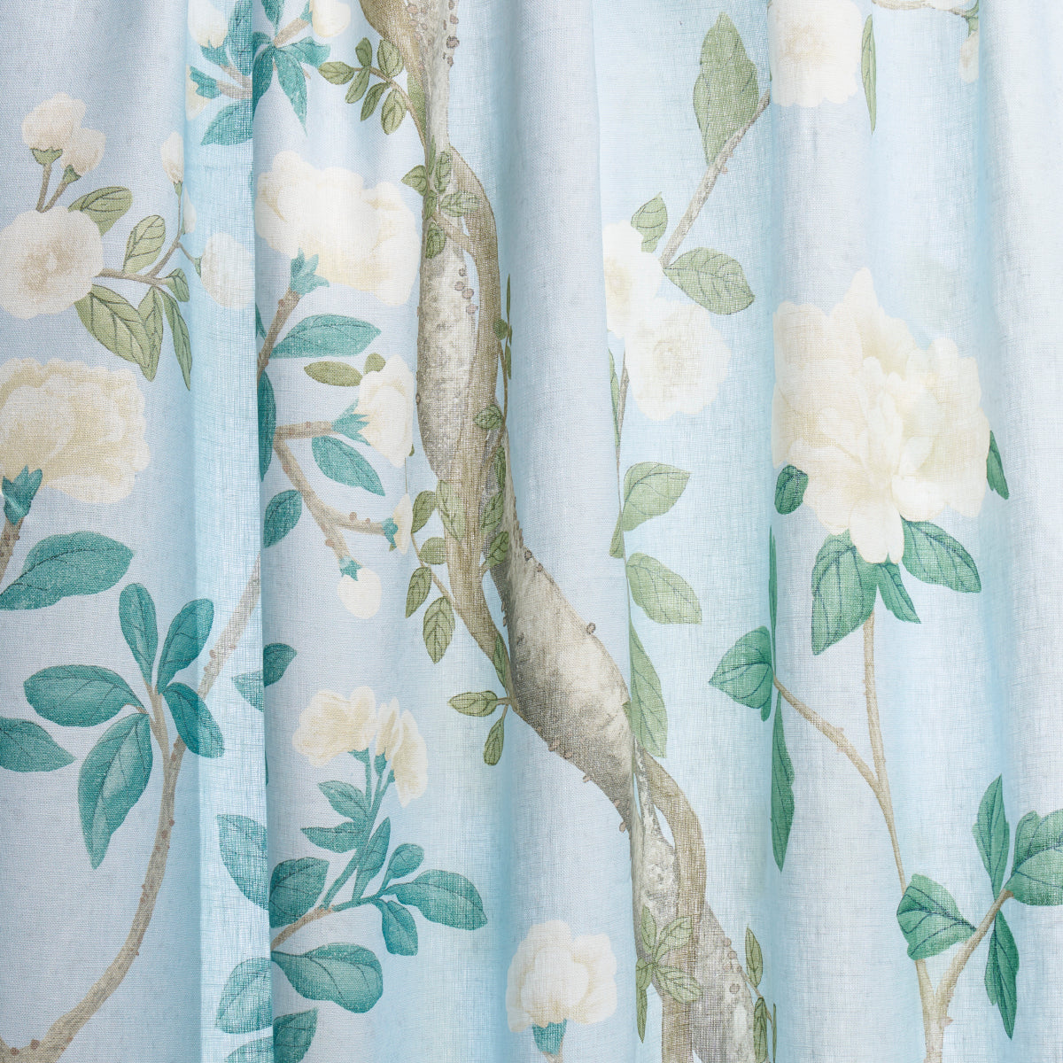 MADAME-DE-POMPADOUR-PANEL-BLUE-SCHUMACHER-181572 - Schumacher Fabric