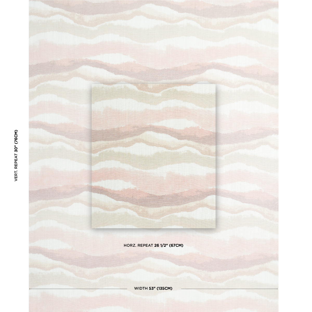 CHANDLER-WARP-PRINT-SIENNA-SCHUMACHER-181620 - Schumacher Fabric
