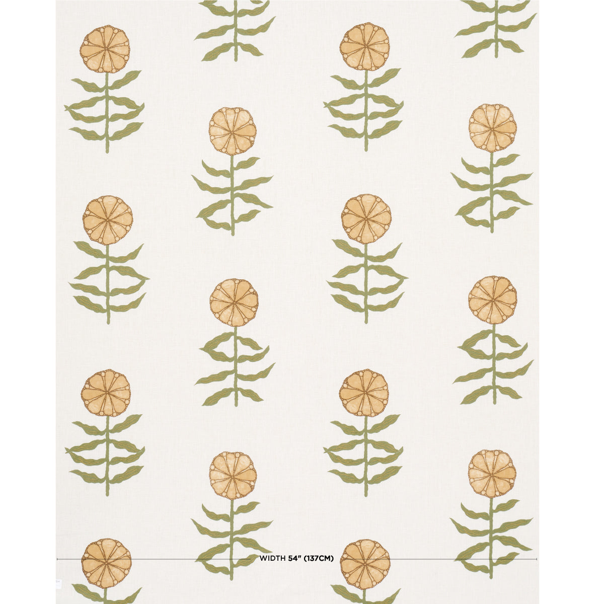PRETTY-PETALS-SOFT-YELLOW-SCHUMACHER-181662 - Schumacher Fabric