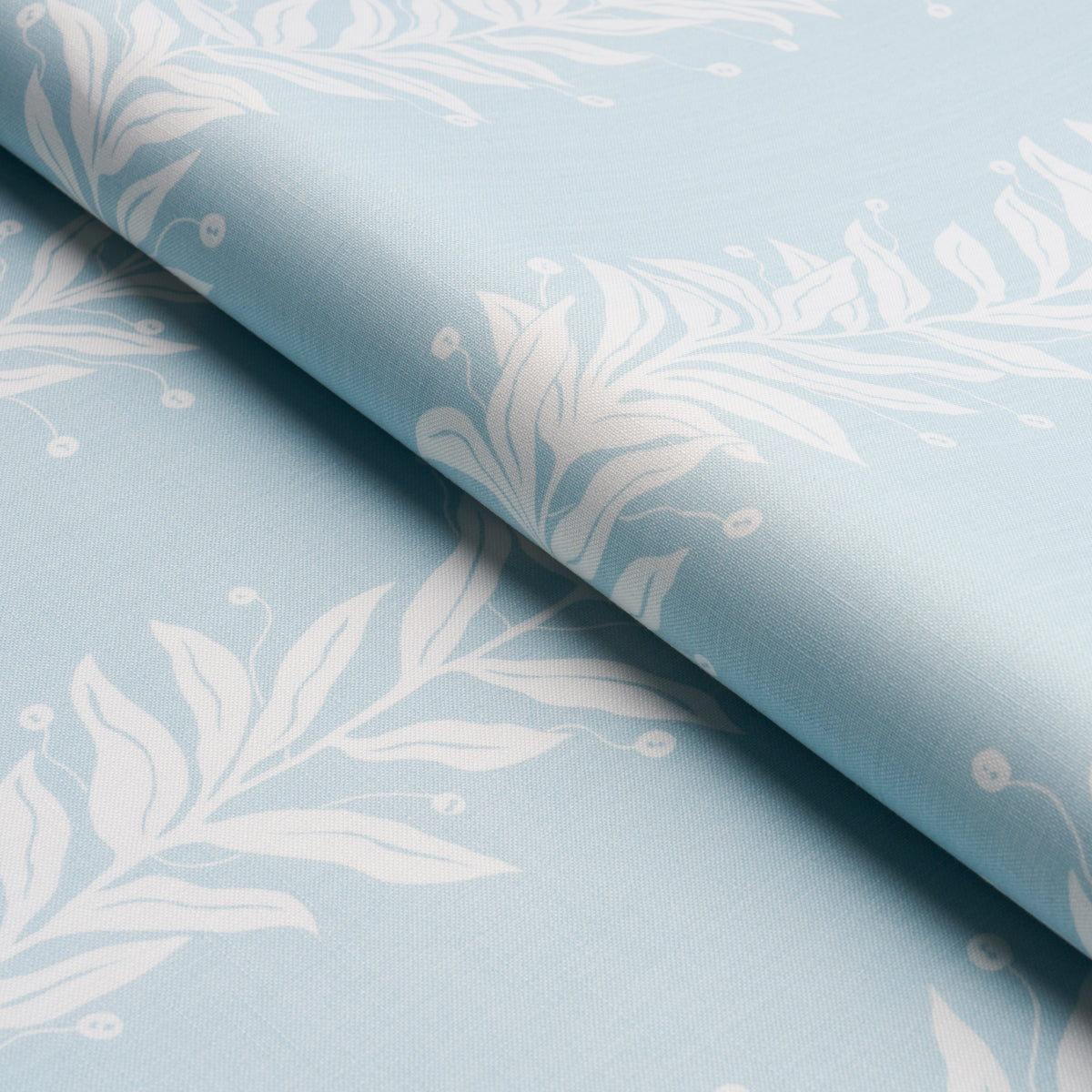 TENDRIL-STRIPE-INDOOR-OUTDOOR-SKY-SCHUMACHER-181670 - Schumacher Fabric