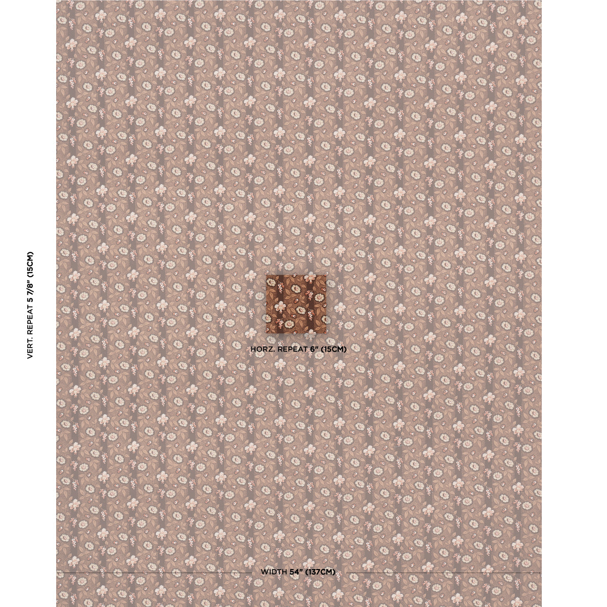 LA-RUE-STRIPE-COGNAC-SCHUMACHER-181701 - Schumacher Fabric