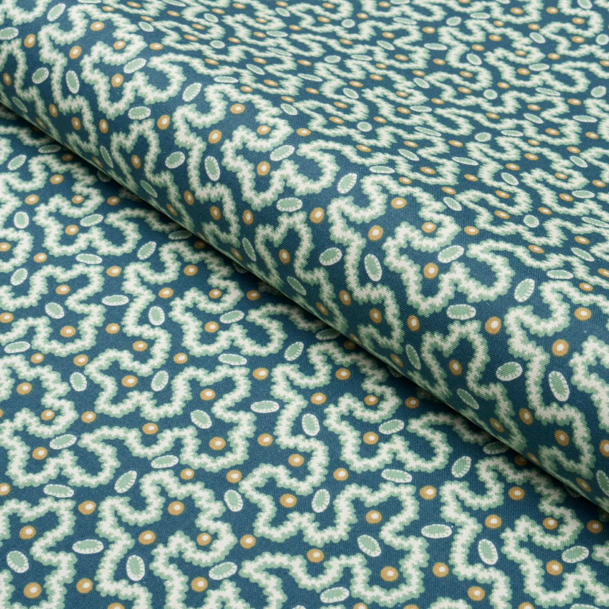 LEONIE-VERMICELLI-TEAL-SCHUMACHER-181721 - Schumacher Fabric
