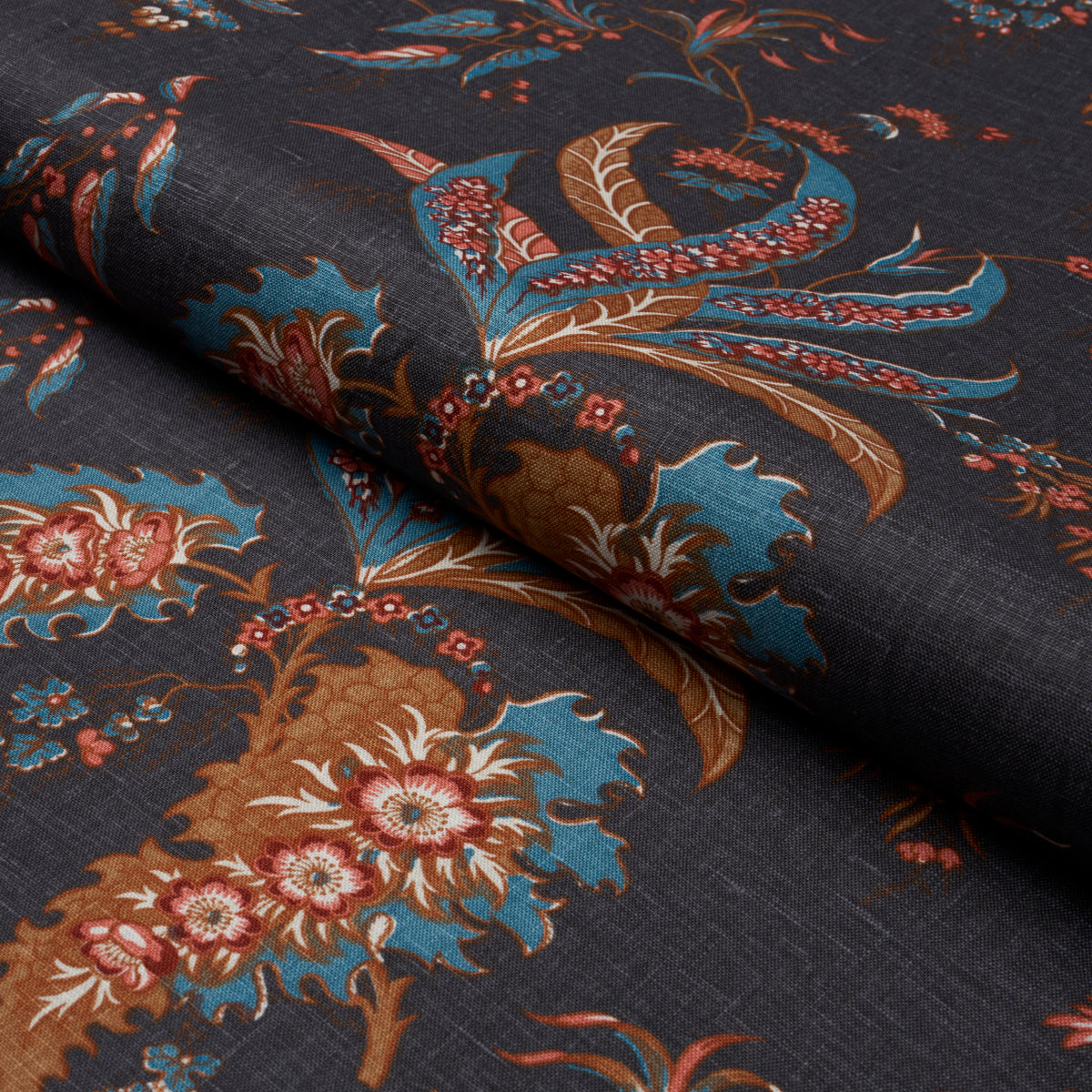 APOLLINE-BOTANICAL-ROUGE-NOIR-SCHUMACHER-181732 - Schumacher Tela