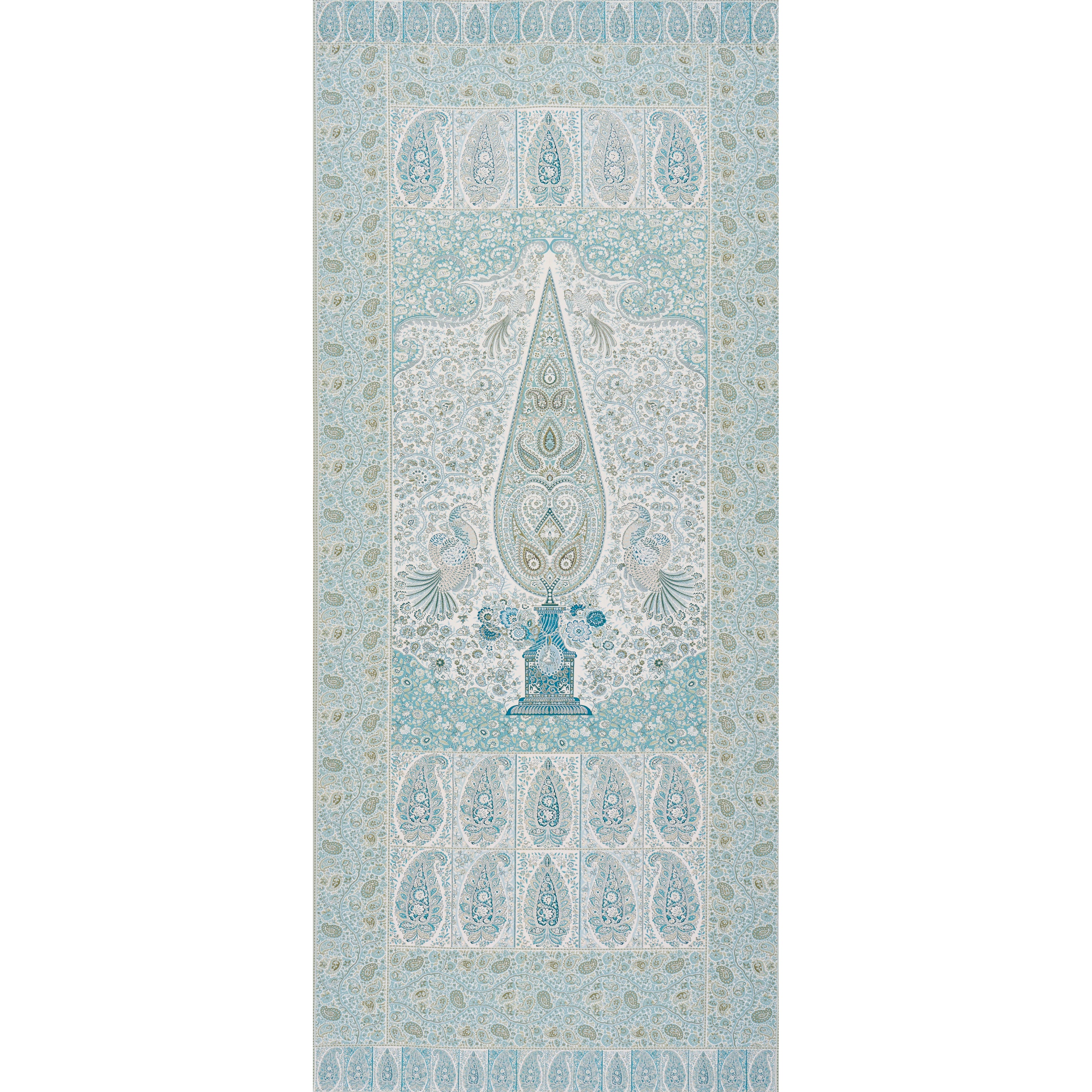 COLMERY-PAISLEY-PANEL-PEACOCK-SCHUMACHER-181821 - Schumacher Tela