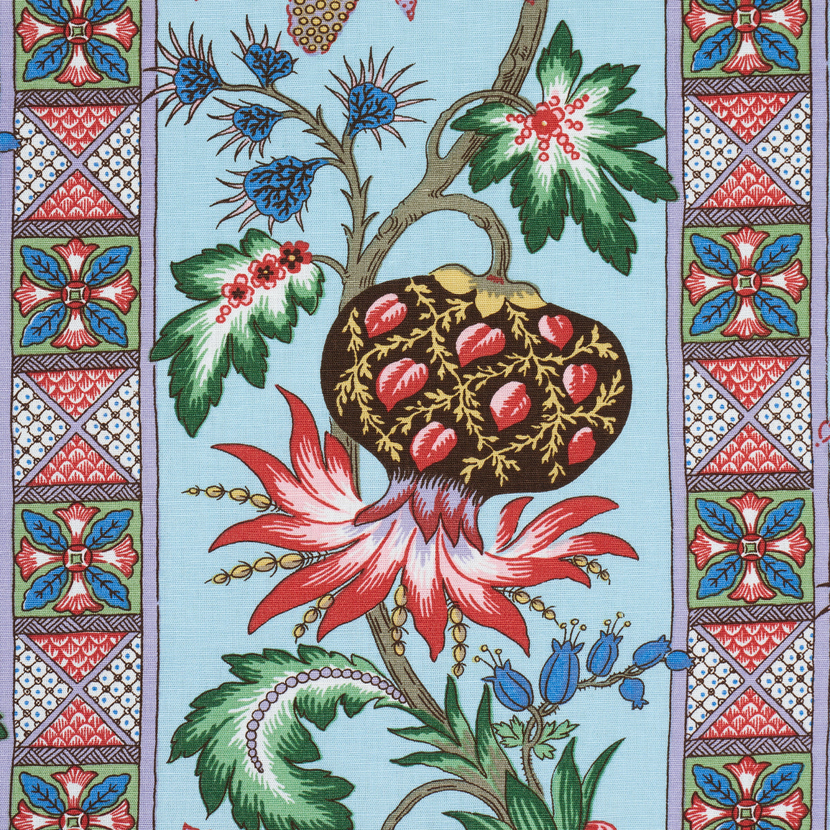 BAILEY-BOTANICAL-AZURE-SCHUMACHER-181860 - Schumacher Fabric