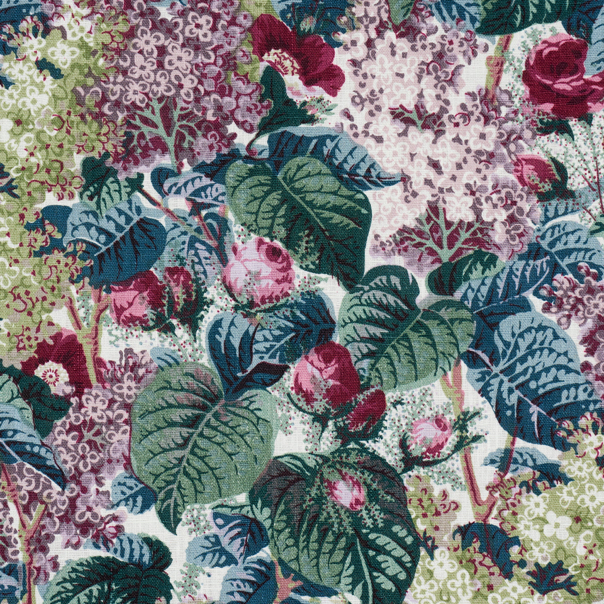 FLORAS-FLEURS-PLUM-SCHUMACHER-181870 - Schumacher Fabric