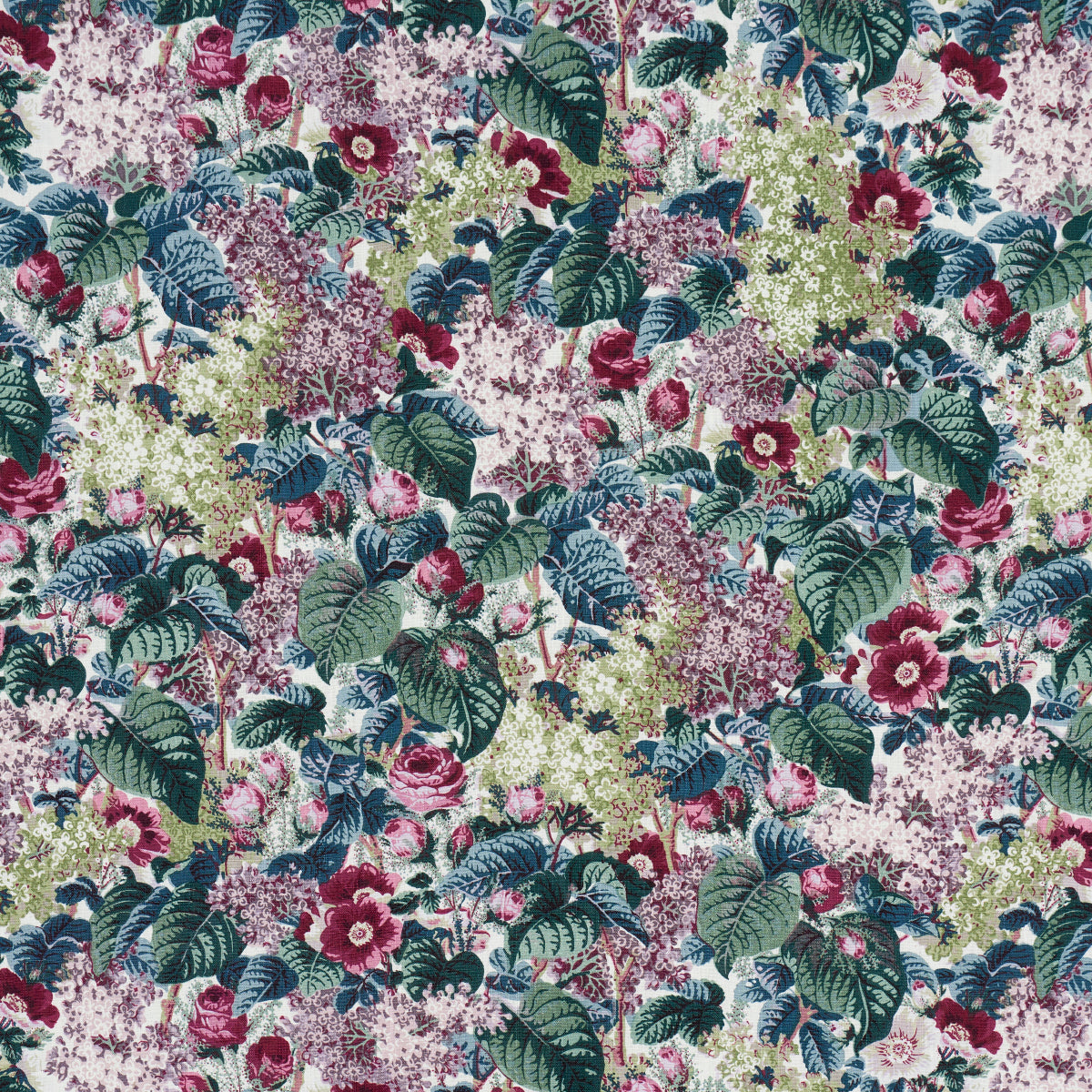 FLORAS-FLEURS-PLUM-SCHUMACHER-181870 - Schumacher Tela