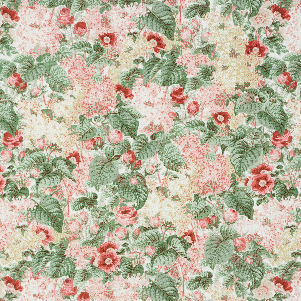 FLORAS-FLEURS-APRICOT-SCHUMACHER-181871 - Schumacher Tela
