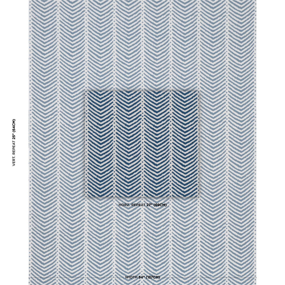 La Jolla Indoor/Outdoor - Navy - Schumacher 182003 Fabric - Schumacher Fabric