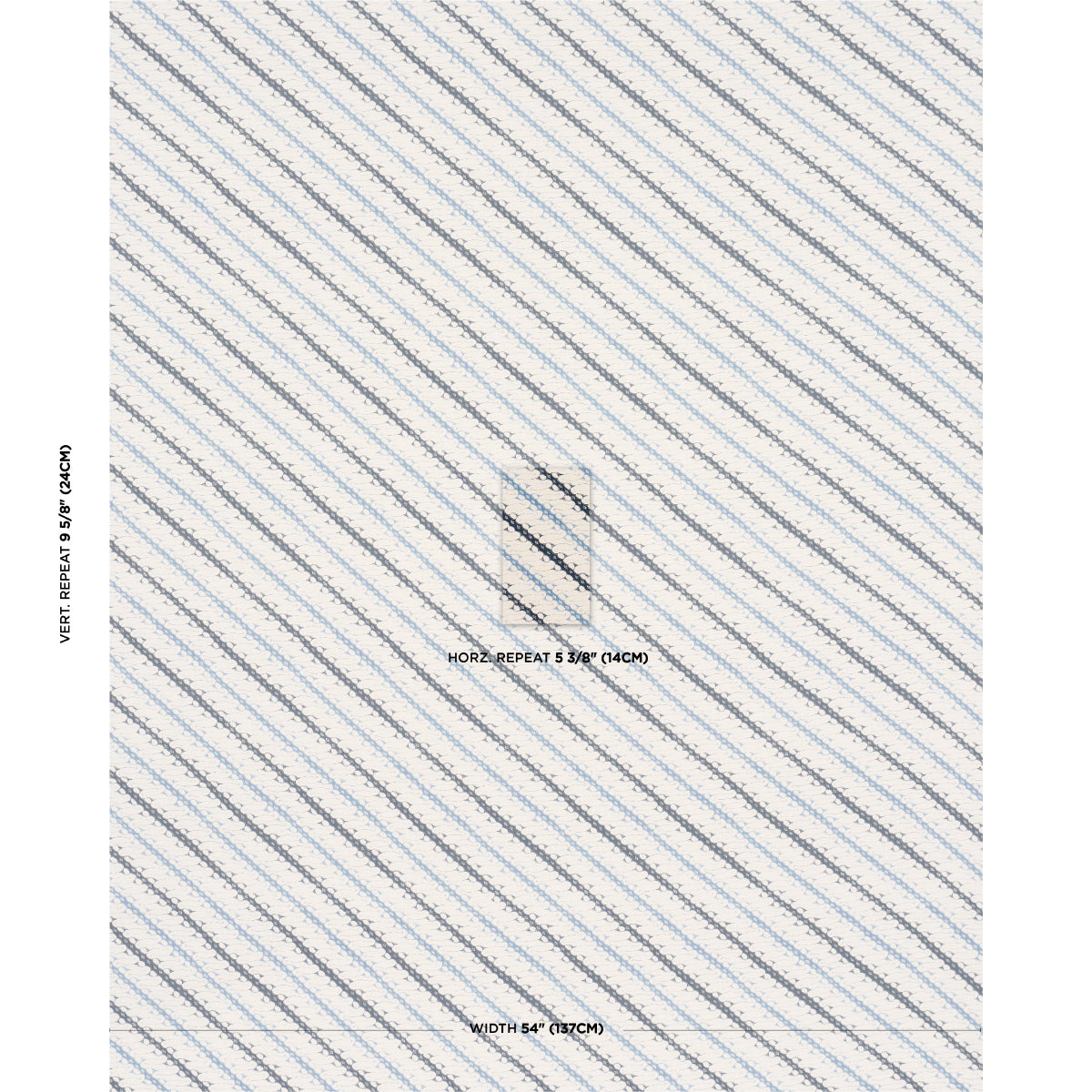 RONNIE-BLUE-SCHUMACHER-182051 - Schumacher Fabric