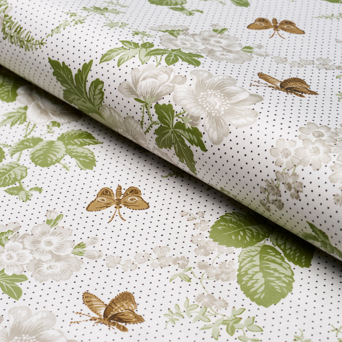 SIBYL-CHINTZ-NEUTRAL-SCHUMACHER-182081 - Schumacher Fabric