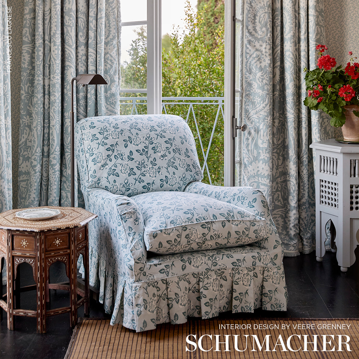 LAVINIA-BLUE-SCHUMACHER-182101 - Schumacher Fabric
