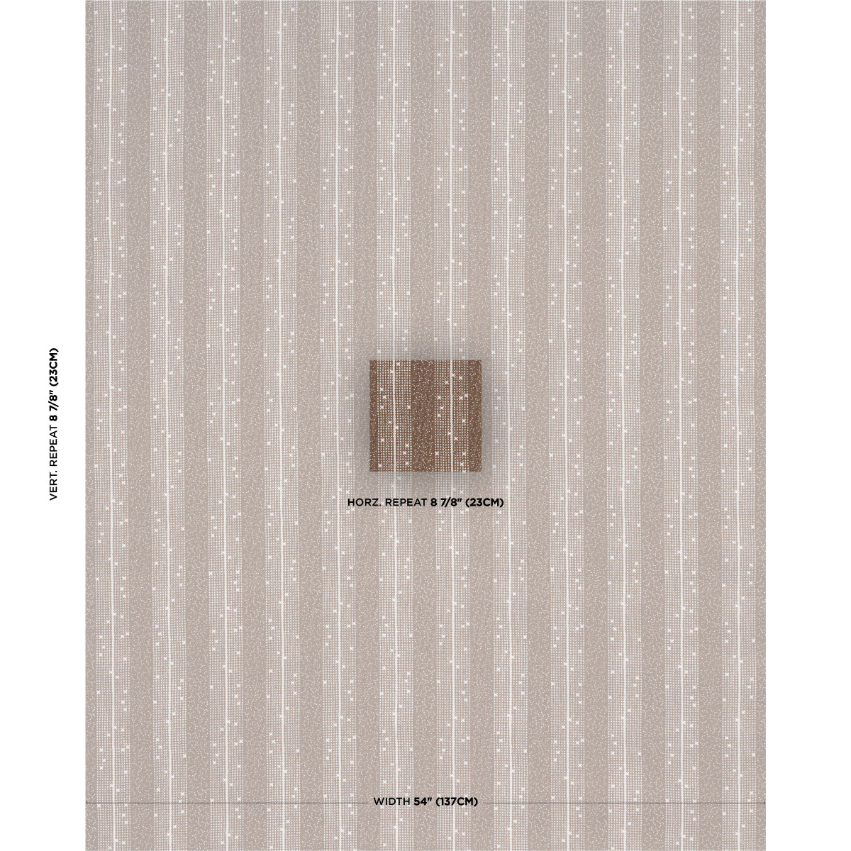 STELLA-STRIPE-BROWN-SCHUMACHER-182111 - Schumacher Fabric