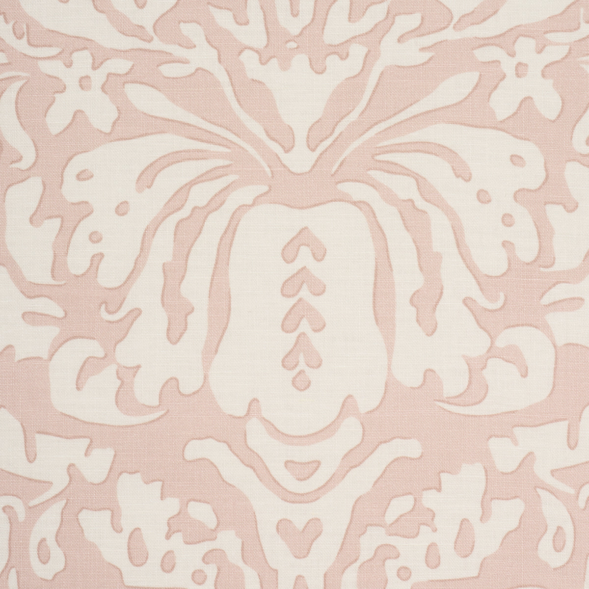 Suffolk Damask - Pink - Schumacher 182124 Fabric - Schumacher Fabric