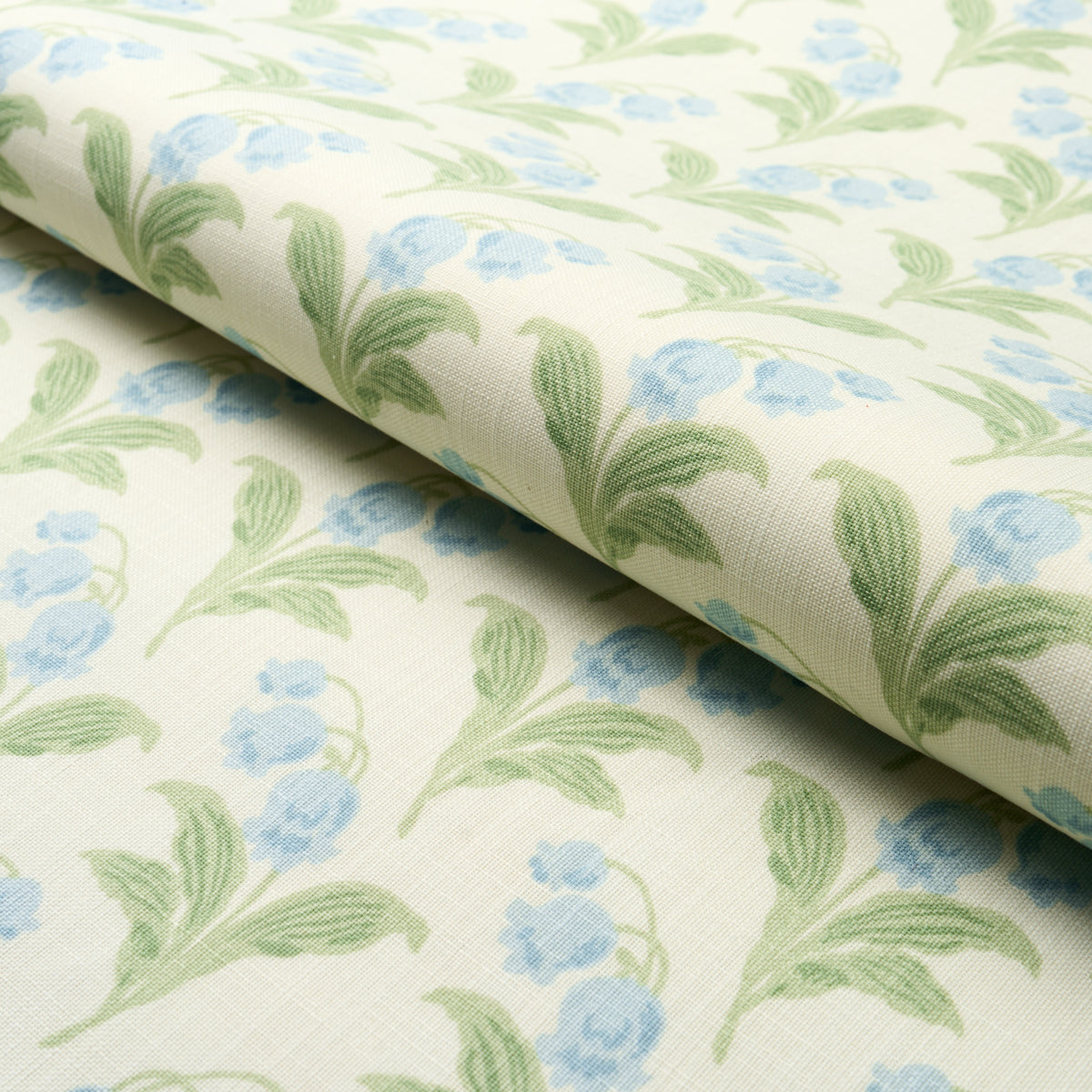 LILY-OF-THE-VALLEY-INDOOR-OUTDOOR-BLUEBELL-SCHUMACHER-182141 - Schumacher Fabric
