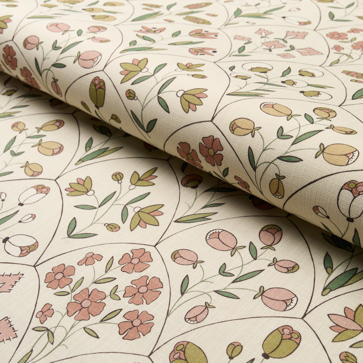 FRANCES-FLORAL-INDOOR-OUTDOOR-PETAL-SCHUMACHER-182162 - Schumacher Fabric