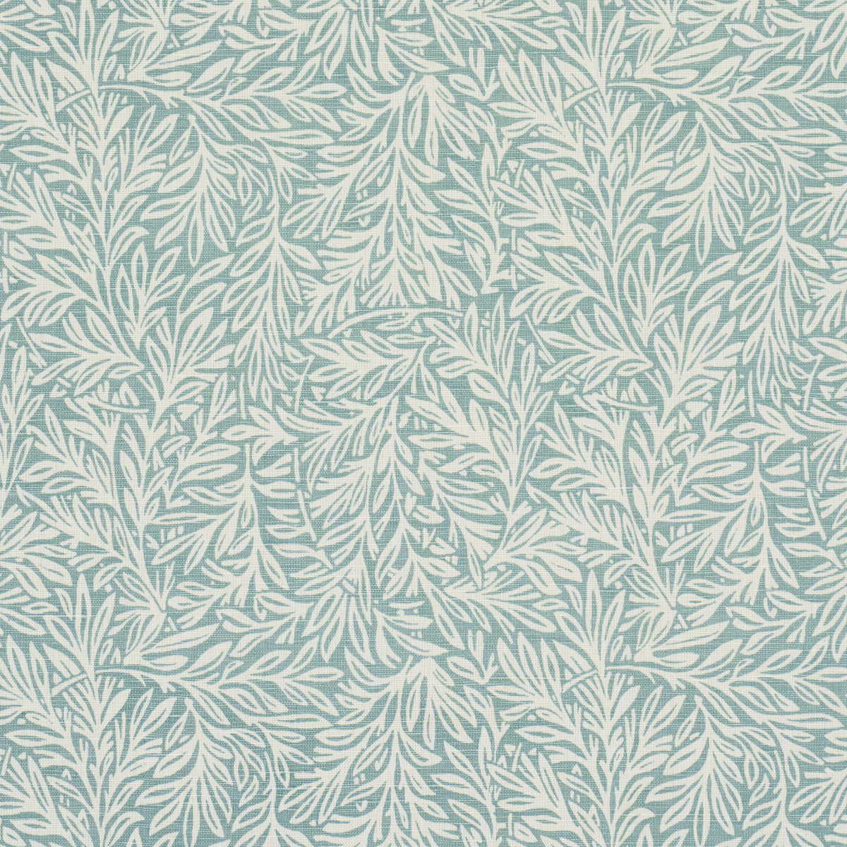 Willow Leaf - Aqua - Schumacher 182180 Fabric - Schumacher Fabric