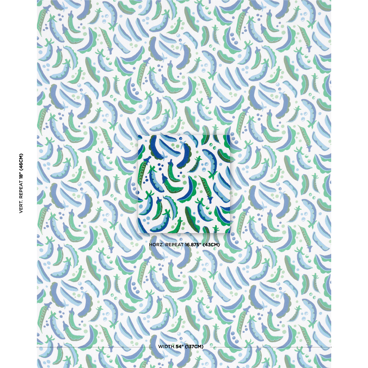 SUGAR-ANN-INDOOR-OUTDOOR-FRENCH-BLUE-SCHUMACHER-182211 - Schumacher Fabric